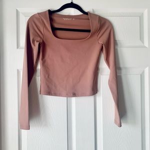 A&F Blush Long-Sleeve top